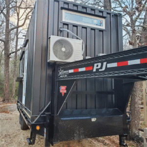 Container habitable 20 pieds sur roues